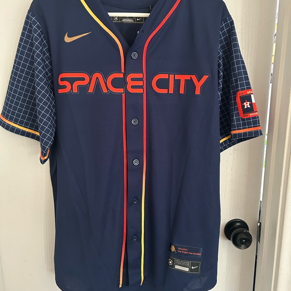 Nike Space City Blue and Red Jersey